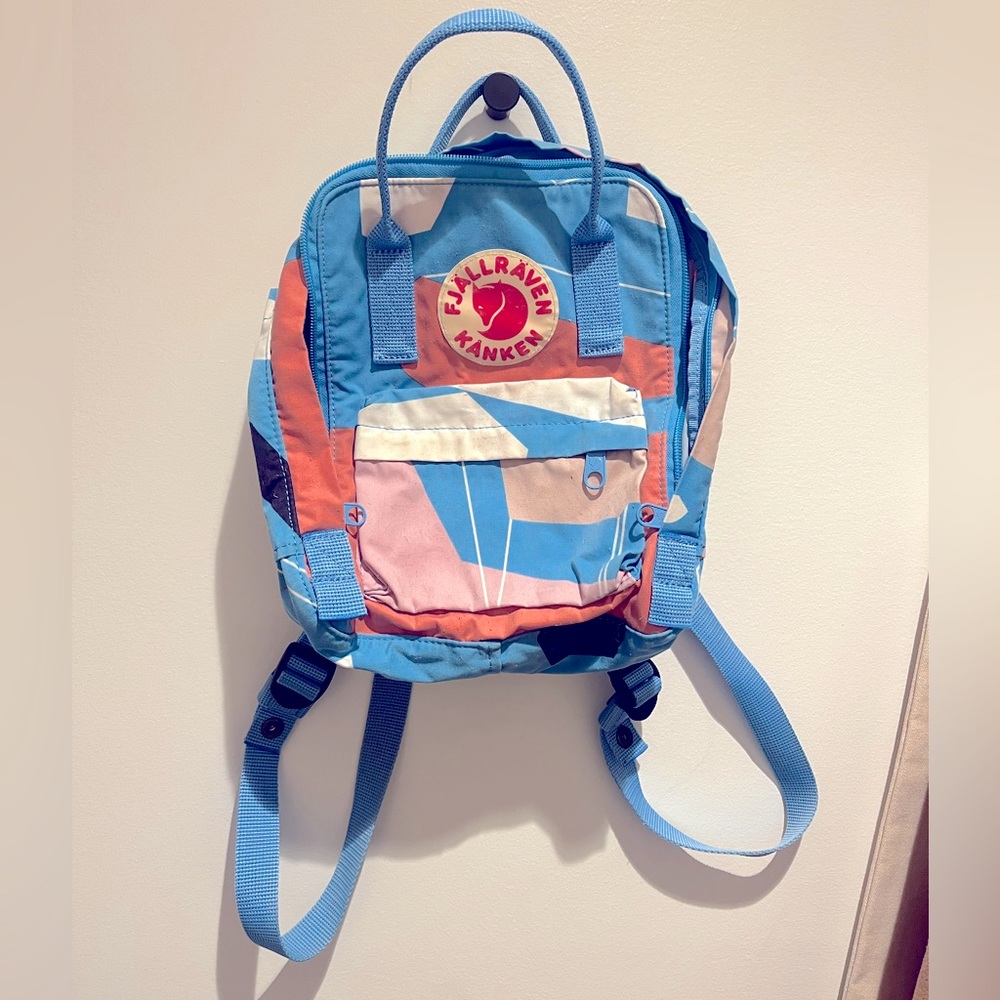 Trendy great condition Fjallraven mini multicolored backpack